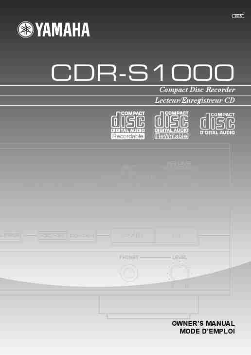 Yamaha Stereo System CDR-S1000-page_pdf